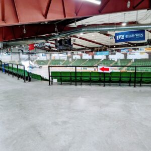 Ice rink stands